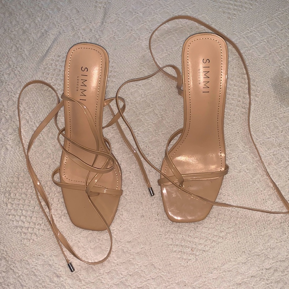 strap heels